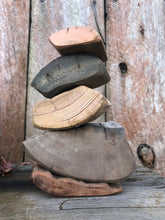 Load image into Gallery viewer, Balance Blocks - Set of 5 Large Natural Wooden Stacking Blocks
