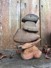 Load image into Gallery viewer, Balance Blocks - Set of 5 Large Natural Wooden Stacking Blocks
