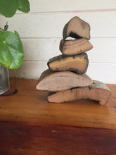 Load image into Gallery viewer, Balance Blocks - Set of 5 Large Natural Wooden Stacking Blocks
